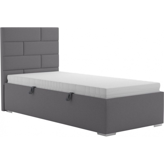 Postel TROJA,110x200cm, Aston 17, matrace NELLY plus