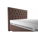 Postel KERSTIN, 180x200cm, tmavě hnědá