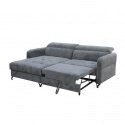 Rohová sedací souprava LOLA tmavě šedá