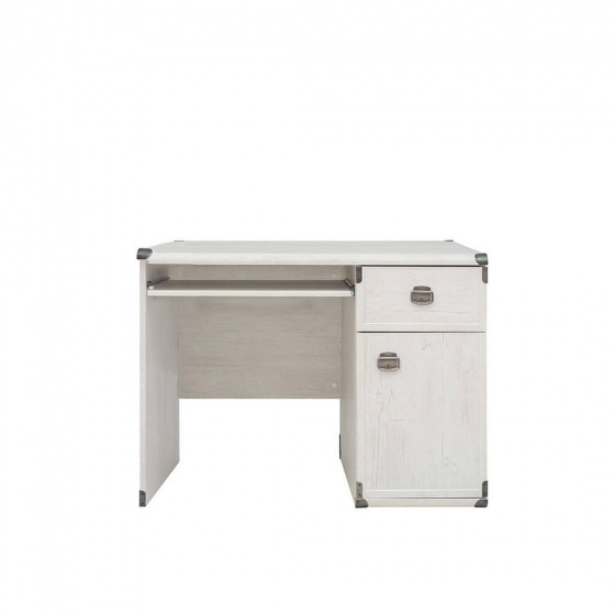 INDIANA borovice bílá psací stůl JBIU 1D1S/120