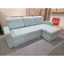 Rohová sedací souprava DAVID, světle zelená