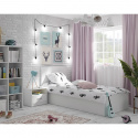 TETRIX bílá postel 90x200cm LOZ/90/B 