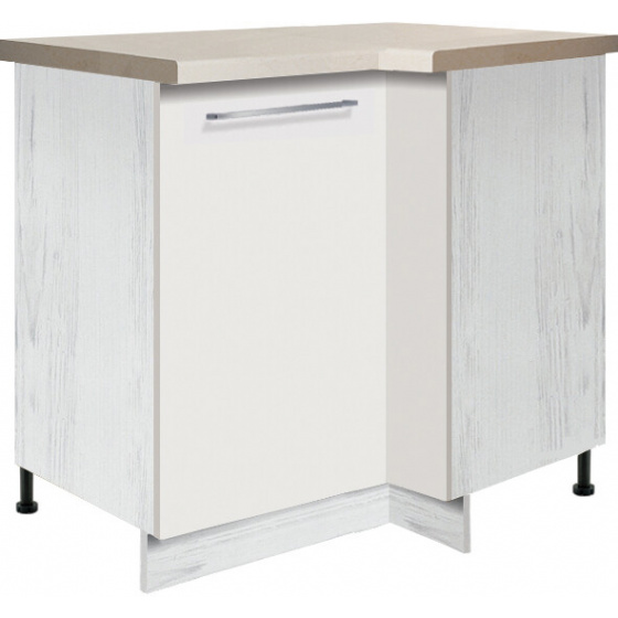 ANNA spodní skříňka 15D rohová levá bílá 