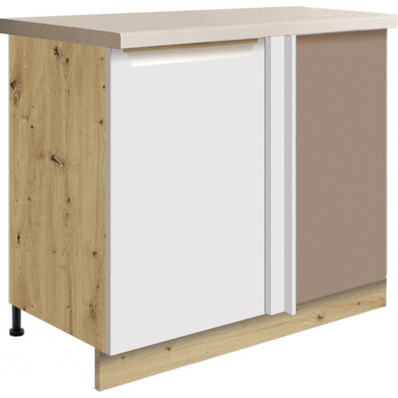 NORA spodní skříňka 25D do rohu pravá