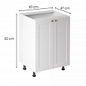 LINEA white spodní skříňka D60