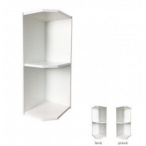 LINEA white horní skříňka rohová koncová G25PZ LINEA white horní skříňka rohová koncová G25PZ