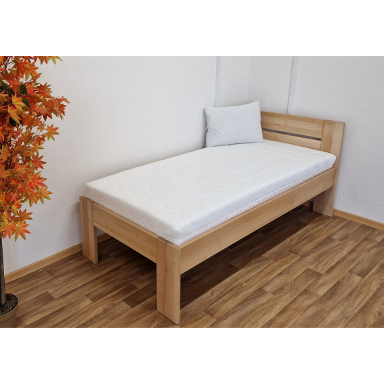 Postel bukový masiv, 90x200 cm