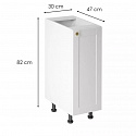 LINEA white spodní skříňka D30