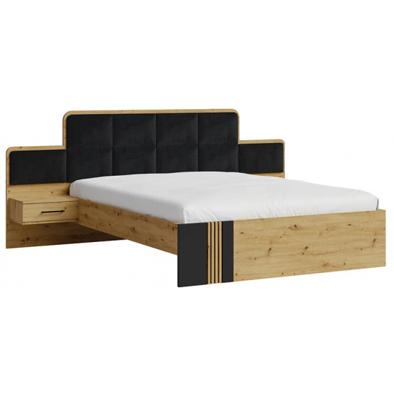 LOTA black ML postel 160x200cm