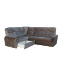 Rohová sedací souprava NAIROBI, hnědá