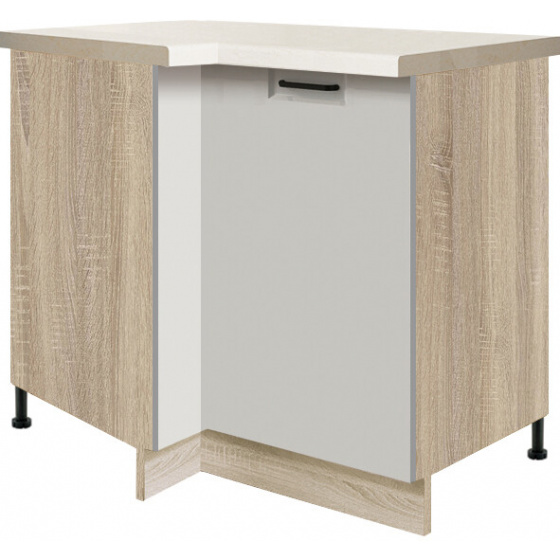 OLIVIA latté spodní skříňka 14D rohová pravá 