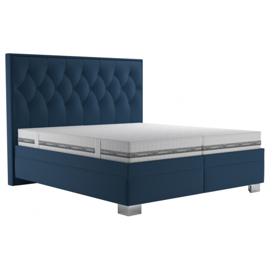 Postel KERSTIN, 180x200cm, modrá