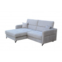 Rohová sedací souprava LOLA světle šedá