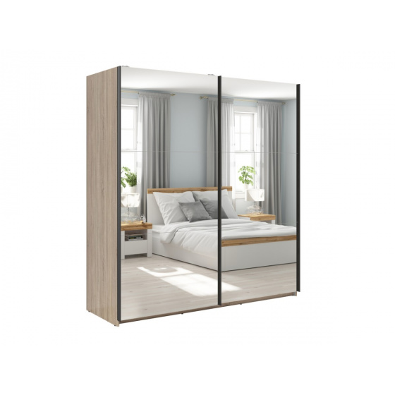 TETRIX dub sonoma šatní skříň SZF/183/2M