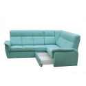 Rohová sedací souprava PLATON MINI, světle zelená