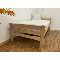 Postel z bukového masivu 90x200cm 