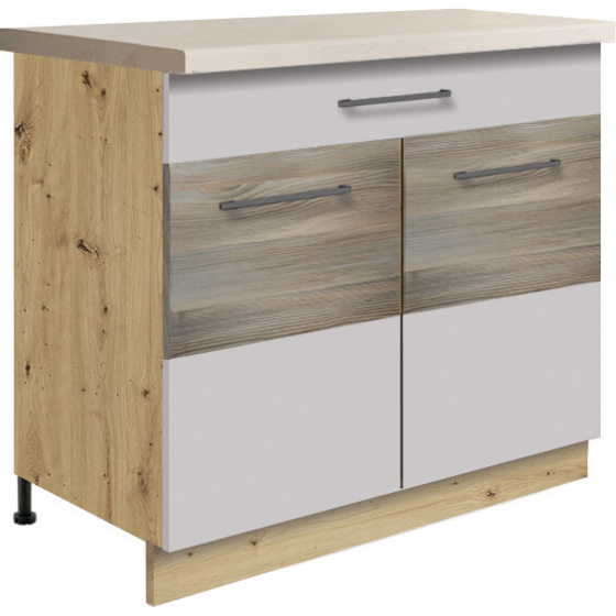 AMANDA latte spodní skříňka 7D "90" 