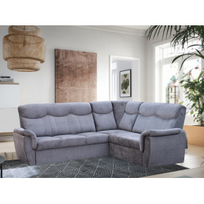 Rohová sedací souprava NAIROBI, tmavě šedá