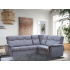 Rohová sedací souprava NAIROBI, tmavě šedá