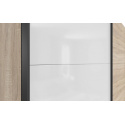 TETRIX dub sonoma šatní skříň SZF/220 bílá