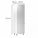 LINEA white spodní skříňka D60R