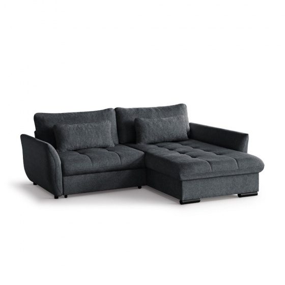 Rohová sedací souprava ANETA černá