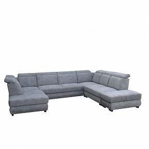 IRIS sedací souprava do U, pravá, šedá Aragon 90