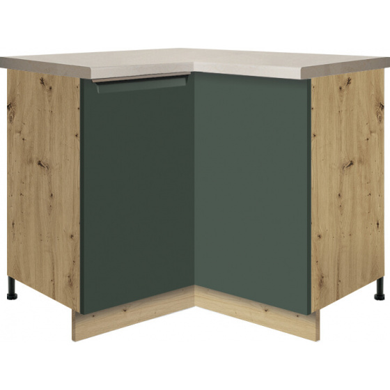 NORA green spodní skříňka 16D rohová 
