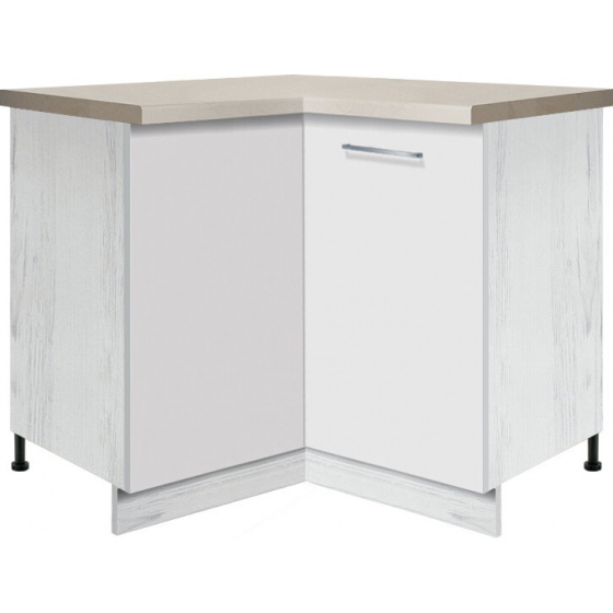 ANNA spodní skříňka 16D rohová  bílá