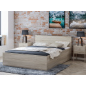 TETRIX dub sonoma postel 160x200cm LOZ/160/B 