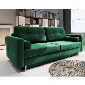 Rozkládací pohovka PALEO tmavě zelená