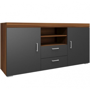 SAMBA švestka/grafit komoda 5