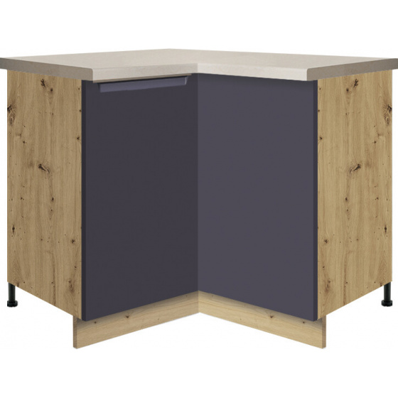 NORA blue spodní skříňka 16D rohová 