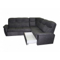 Rohová sedací souprava NAIROBI, tmavě šedá
