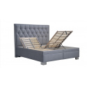 Postel KERSTIN, 180x200cm, šedá