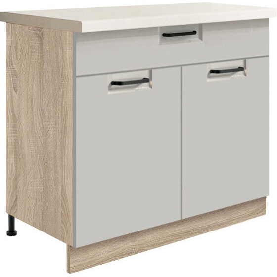 OLIVIA latté spodní skříňka 7D "90" 