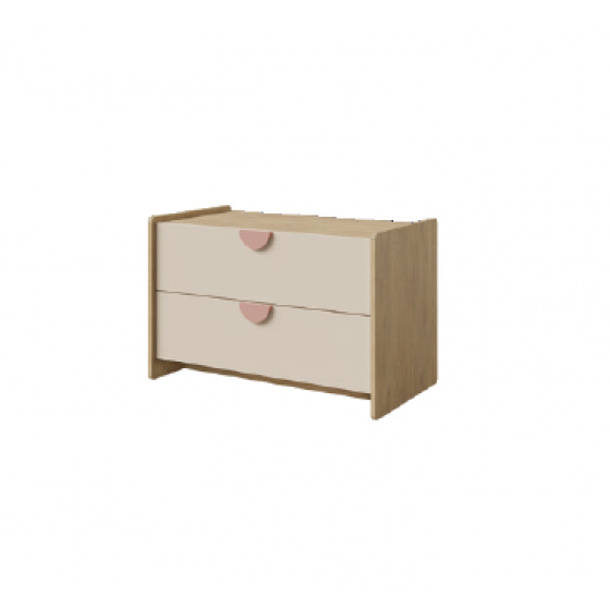LEXI růžová komoda 11