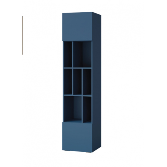 LORIN modrá 4 regál