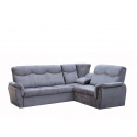 Rohová sedací souprava NAIROBI, tmavě šedá