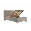 Postel KELLY 90x200 cm, beige