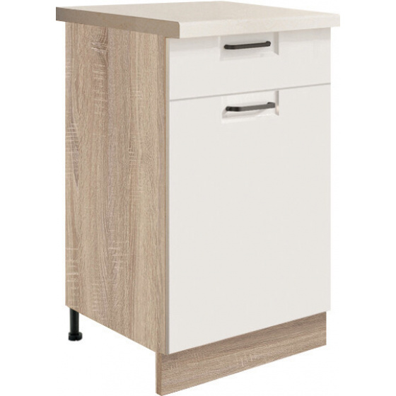 OLIVIA white spodní skříňka 3D "45" 