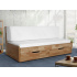 LEONARDO rozkládací postel z masivu 90x200cm