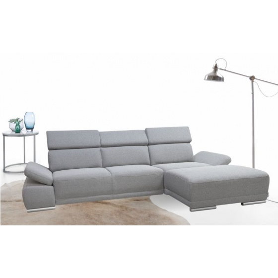 Rohová sedací souprava SELMA, šedá