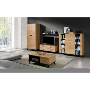 JOHN II obývací stěna s šatní skříní JOHN II obývací stěna s šatní skříní