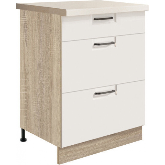 OLIVIA white spodní skříňka 10D "60"