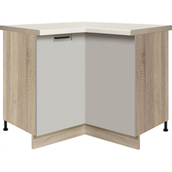 OLIVIA latté spodní skříňka 16D rohová 