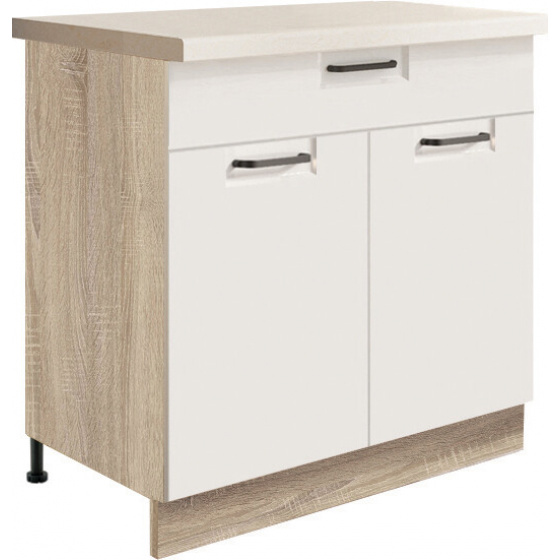 OLIVIA white spodní skříňka 6D "80" 