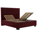 Postel SABRINA, 180x200cm, vínová