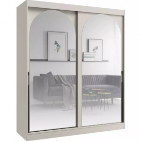 Šatní skříň MODIN 180 kašmír se zrcadly