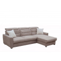 Rohová sedací souprava ANITA, světle hnědá